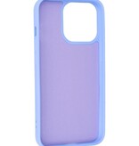 Carcasa de TPU en color de moda para iPhone 13 Pro Morado