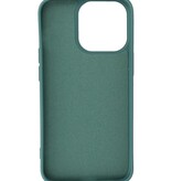 Modefarve TPU -etui iPhone 13 Pro Mørkegrøn