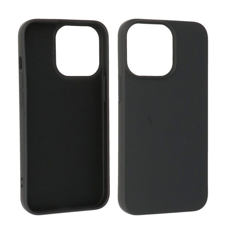 Coque TPU Fashion Color iPhone 13 Pro Max Noir