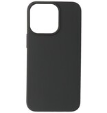 Modefarve TPU -etui iPhone 13 Pro Max Sort