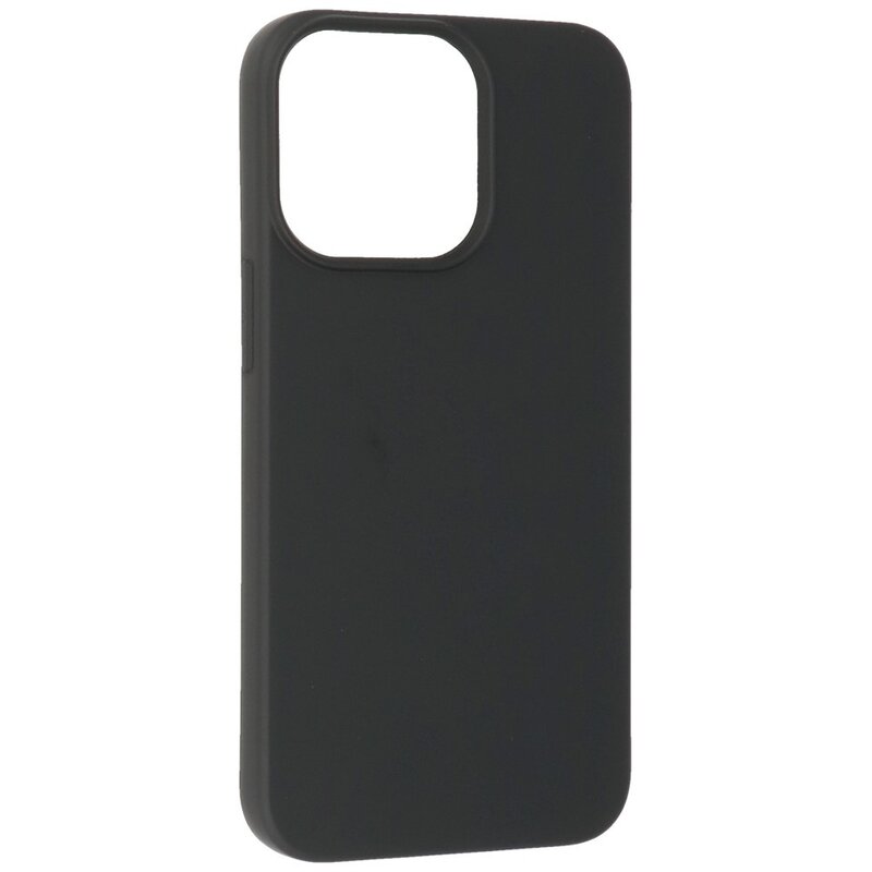 Modefarve TPU -etui iPhone 13 Pro Max Sort