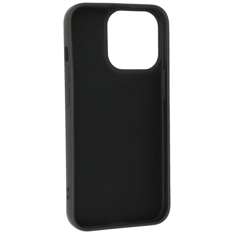 Modefarve TPU -etui iPhone 13 Pro Max Sort