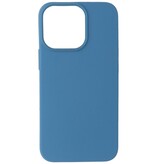 Modefarve TPU -etui iPhone 13 Pro Max Navy