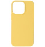 Modefarve TPU -etui iPhone 13 Pro Max gul