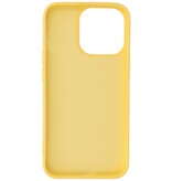 Modefarve TPU -etui iPhone 13 Pro Max gul