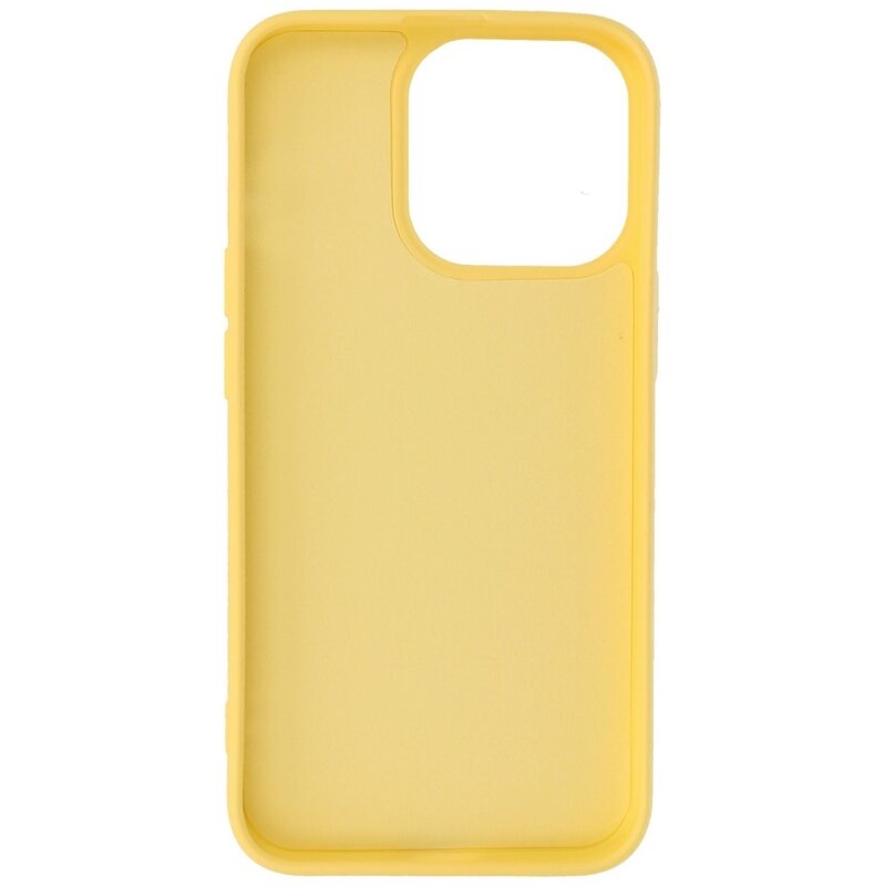 Modefarve TPU -etui iPhone 13 Pro Max gul