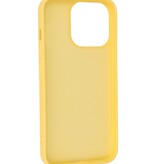 Fashion Color TPU Case iPhone 13 Pro Max Yellow