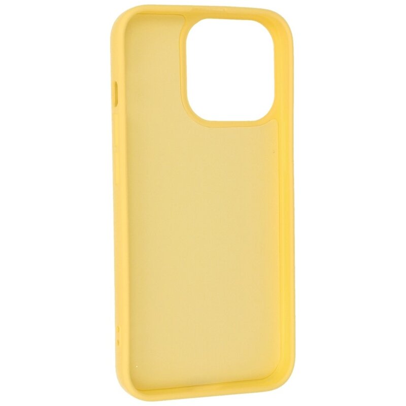 Modefarve TPU -etui iPhone 13 Pro Max gul