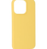 Fashion Color TPU Case iPhone 13 Pro Max Yellow