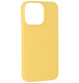 Modefarve TPU -etui iPhone 13 Pro Max gul