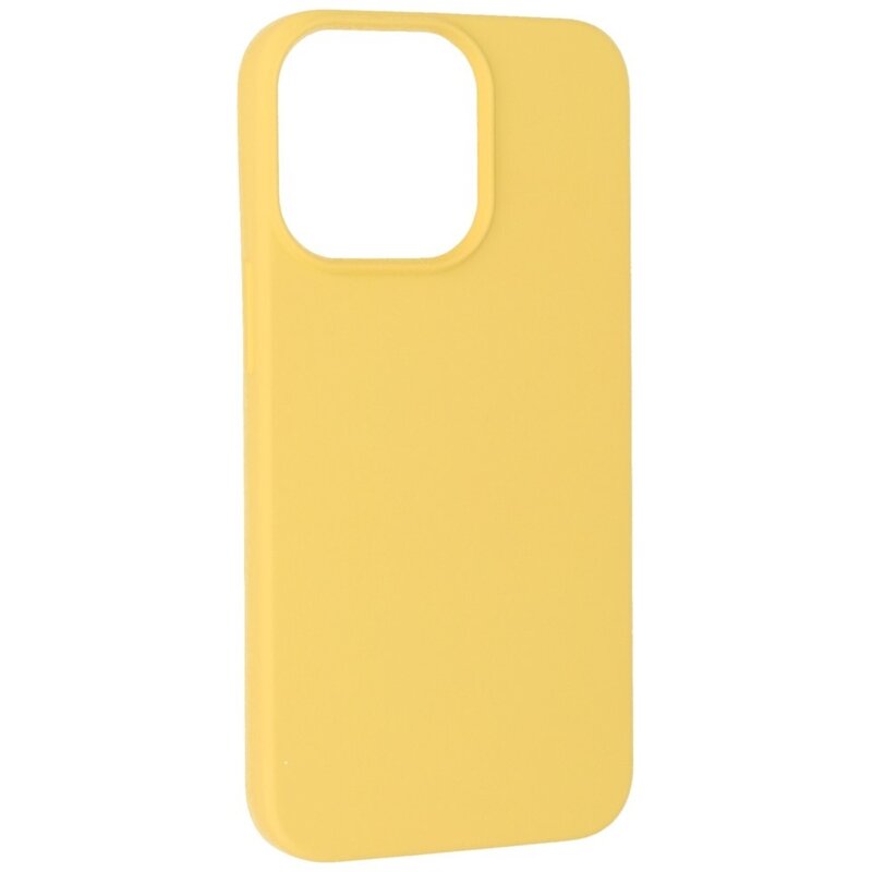 Modefarve TPU -etui iPhone 13 Pro Max gul