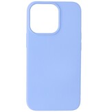 Carcasa de TPU en color de moda para iPhone 13 Pro Max Morado