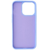 Carcasa de TPU en color de moda para iPhone 13 Pro Max Morado