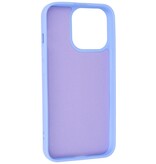 Modefarve TPU -etui iPhone 13 Pro Max lilla