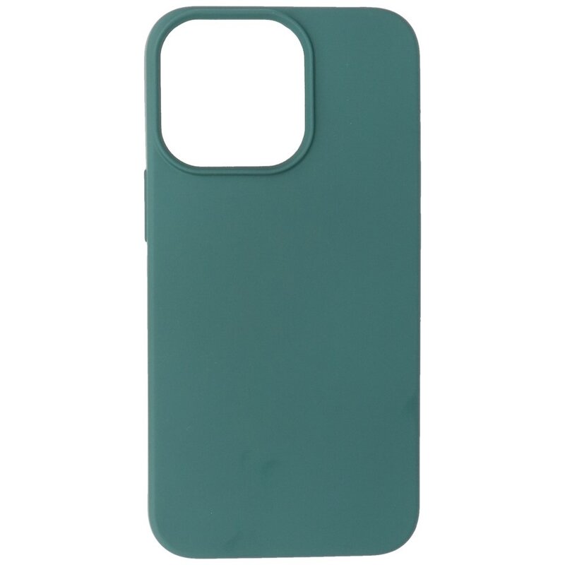 Modefarve TPU -etui iPhone 13 Pro Max mørkegrøn