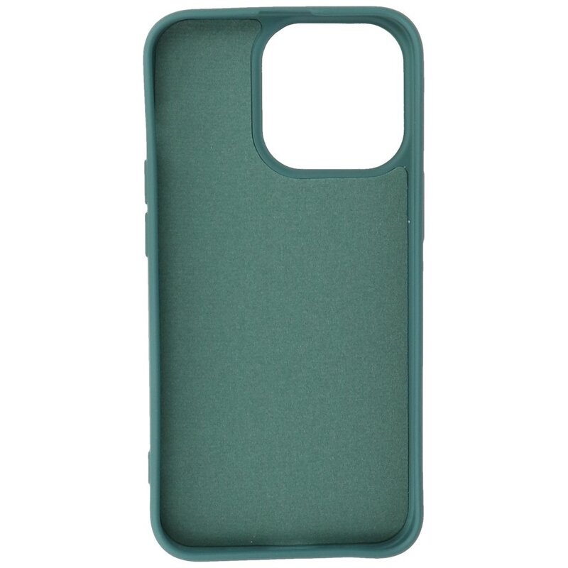 Modefarve TPU -etui iPhone 13 Pro Max mørkegrøn
