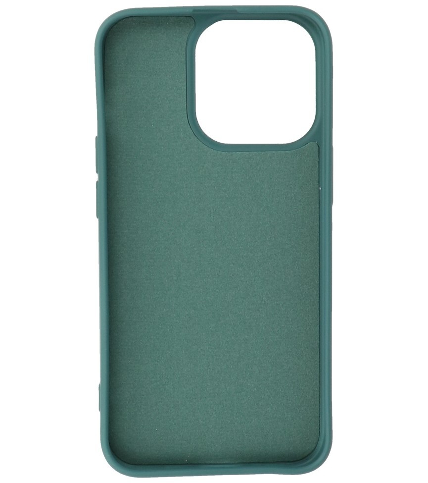 Coque TPU Fashion Color iPhone 13 Pro Max Vert Foncé
