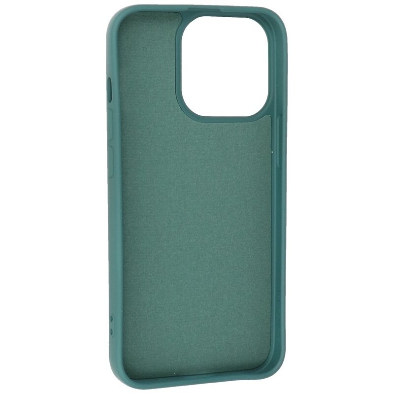 Fashion Color TPU Hoesje iPhone 13 Pro Max Donker Groen