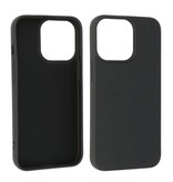 Modefarve TPU -etui iPhone 13 Pro Max Sort