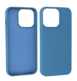 Fashion Color TPU Hoesje iPhone 13 Pro Max Navy