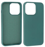 Coque TPU Fashion Color iPhone 13 Pro Max Vert Foncé