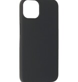 Fashion Backcover Telefoonhoesje - Color Hoesje - Geschikt voor iPhone 15 - Zwart
