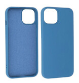 Fashion Backcover Telefoonhoesje - Color Hoesje - Geschikt voor iPhone 15 - Navy