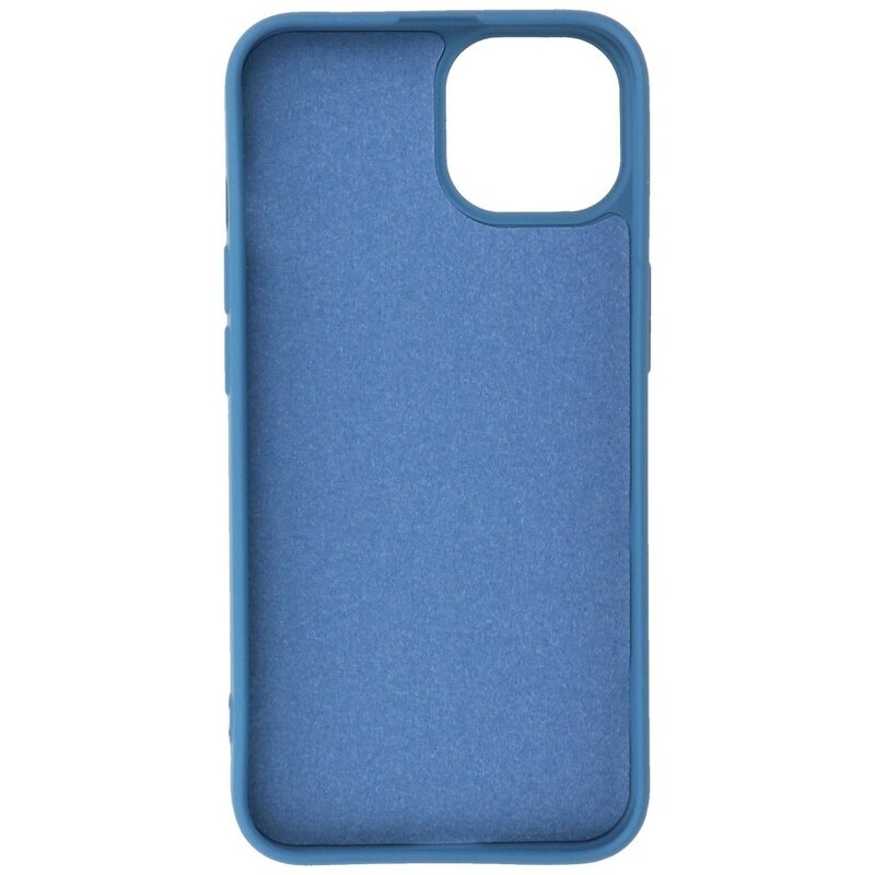 Fashion Backcover Telefoonhoesje - Color Hoesje - Geschikt voor iPhone 15 - Navy
