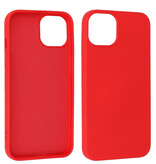 Fashion Backcover Telefoonhoesje - Color Hoesje - Geschikt voor iPhone 15 - Rood