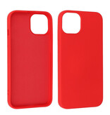 Fashion Color TPU Hoesje voor iPhone 15 Rood