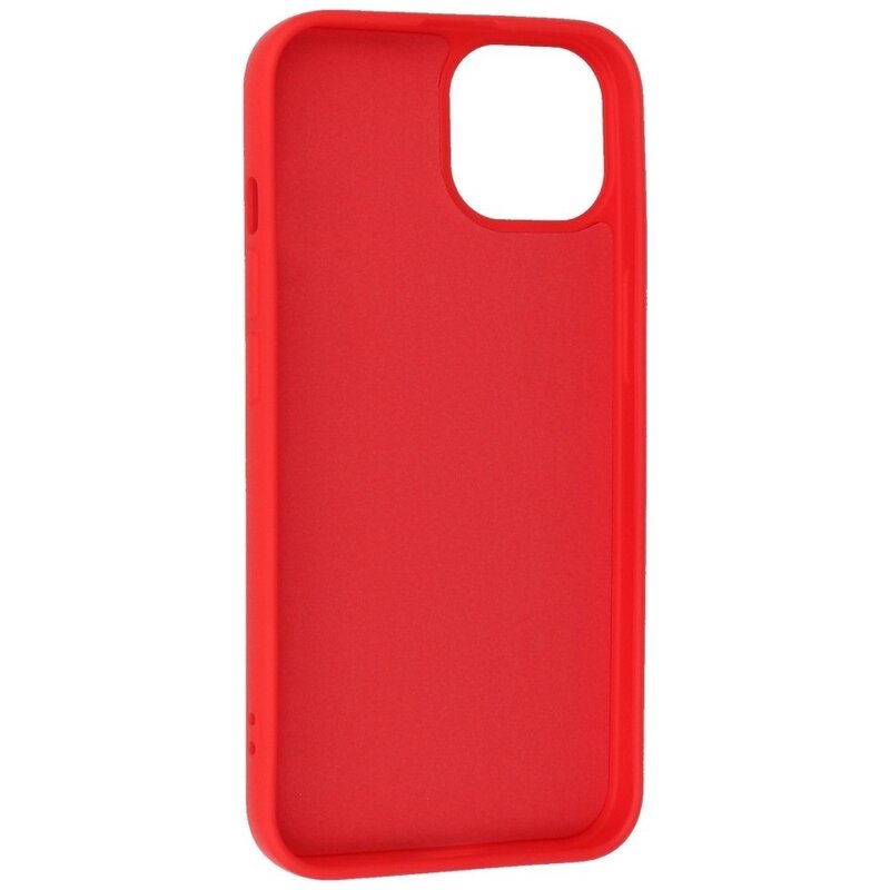 Fashion Backcover Telefoonhoesje - Color Hoesje - Geschikt voor iPhone 15 - Rood