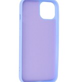 Fashion Backcover Telefoonhoesje - Color Hoesje - Geschikt voor iPhone 15 Plus - Paars