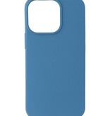 Fashion Backcover Telefoonhoesje - Color Hoesje - Geschikt voor iPhone 15 Pro Max - Navy