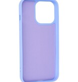 Fashion Color TPU Hoesje voor iPhone 15 Pro Max Paars