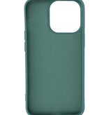 Fashion Color TPU Hoesje iPhone 15 Pro Max Donker Groen