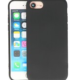2,0 mm tyk mode farve TPU taske til iPhone SE 2020/8/7 sort