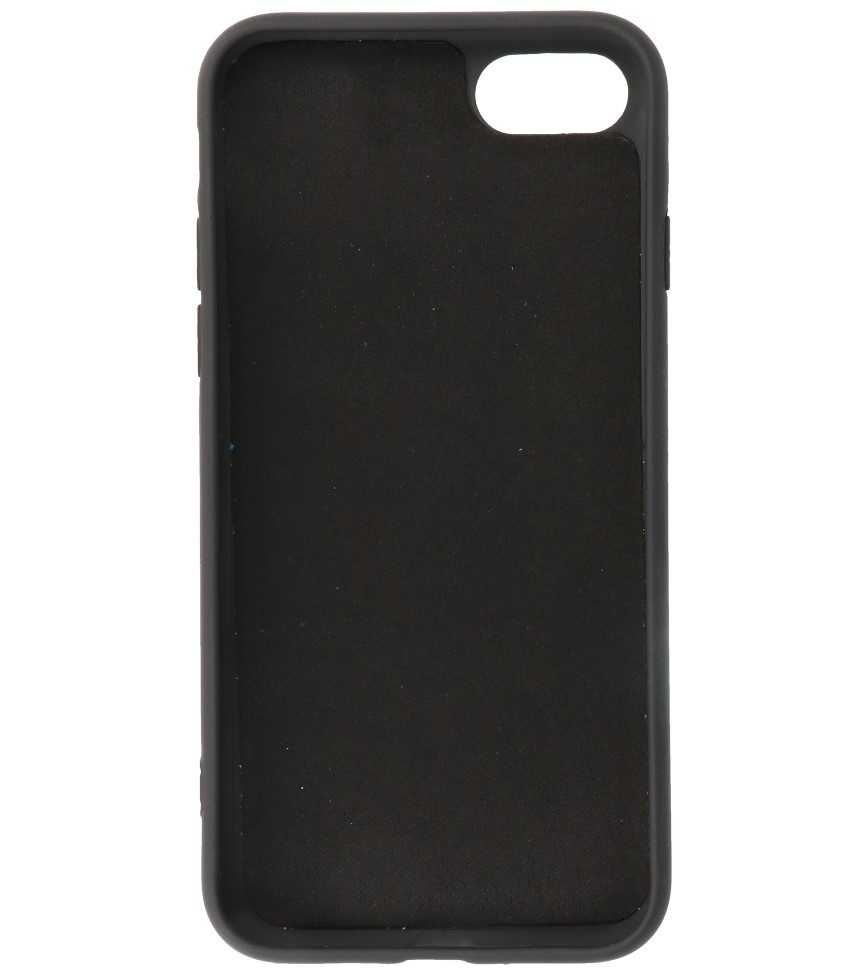 2,0 mm dicke Modefarbe TPU Hülle für iPhone SE 2020/8/7 Schwarz