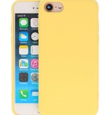 Custodia in TPU color moda spessa 2,0 mm per iPhone SE 2020/8/7 giallo