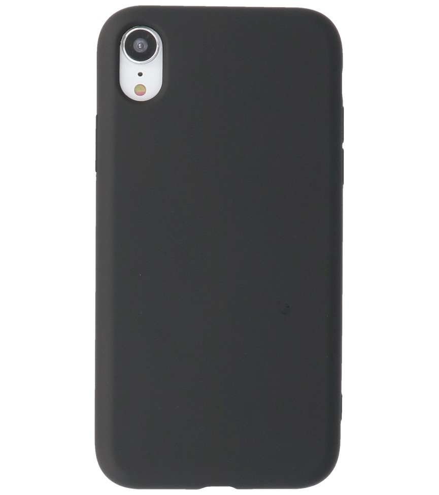 Coque en TPU Couleur Mode 2.0mm pour iPhone XR Noir