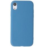 2.0mm Fashion Color TPU Hoesje voor iPhone XR Navy