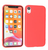 2,0 mm Fashion Color TPU Hülle für iPhone XR Rot