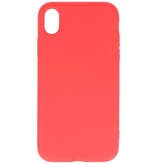 2.0mm Fashion Color TPU Case for iPhone XR Red