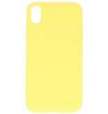Custodia in TPU Fashion Color da 2,0 mm per iPhone XR gialla