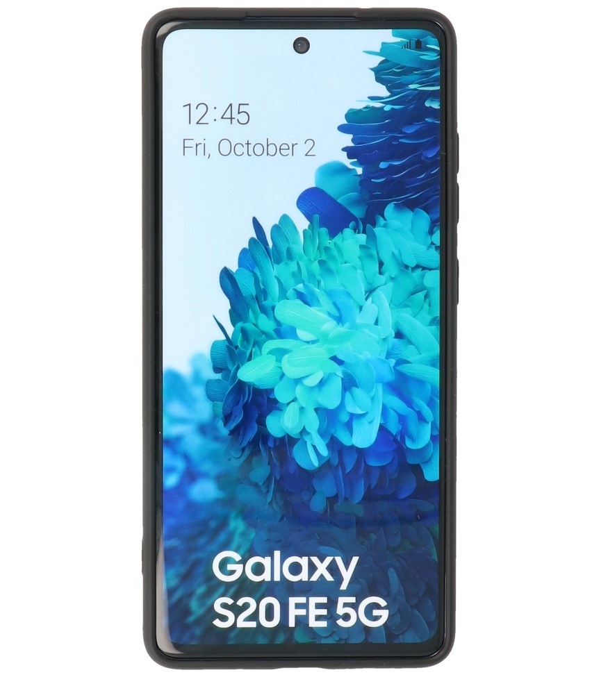 Carcasa de TPU de color de moda de 2.0 mm de espesor para Samsung Galaxy S20 FE negro