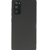 2,0 mm dicke Modefarbe TPU-Hülle für Samsung Galaxy S20 FE Schwarz