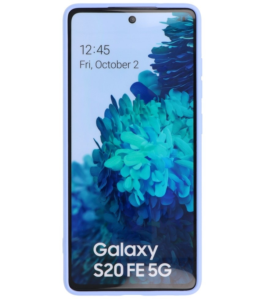 Coque en TPU Fashion Color de 2,0 mm d'épaisseur pour Samsung Galaxy S20 FE Violet