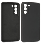 2.0mm Dikke Fashion Color TPU Hoesje voor Samsung Galaxy S21 FE Zwart