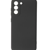 Carcasa de TPU de color de moda de 2.0 mm de grosor para Samsung Galaxy S21 FE, negro
