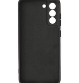 2.0mm Dikke Fashion Color TPU Hoesje voor Samsung Galaxy S21 FE Zwart