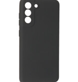 Carcasa de TPU de color de moda de 2.0 mm de grosor para Samsung Galaxy S21 FE, negro